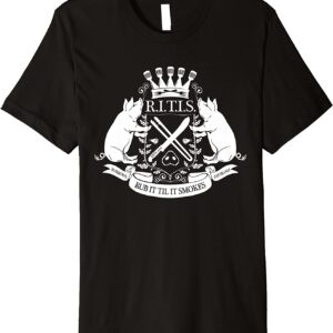 RITISBBQ White Logo Premium T-Shirt