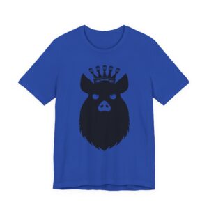 RITISBBQ Black Bearded Pig Unisex Jersey Short Sleeve Bella+Canvas 3001 Tee