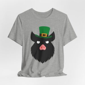 RITISBBQ Bearded Pig Leprechaun Unisex Jersey Short Sleeve Bella+Canvas 3001 Tee
