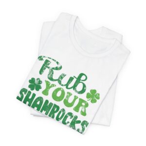 RITISBBQ Rub Your Shamrocks Unisex Jersey Short Sleeve Bella+Canvas 3001 Tee