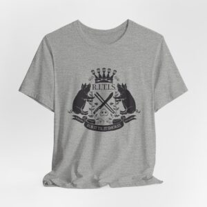 RITISBBQ Black Logo Unisex Jersey Short Sleeve Bella+Canvas 3001 Tee